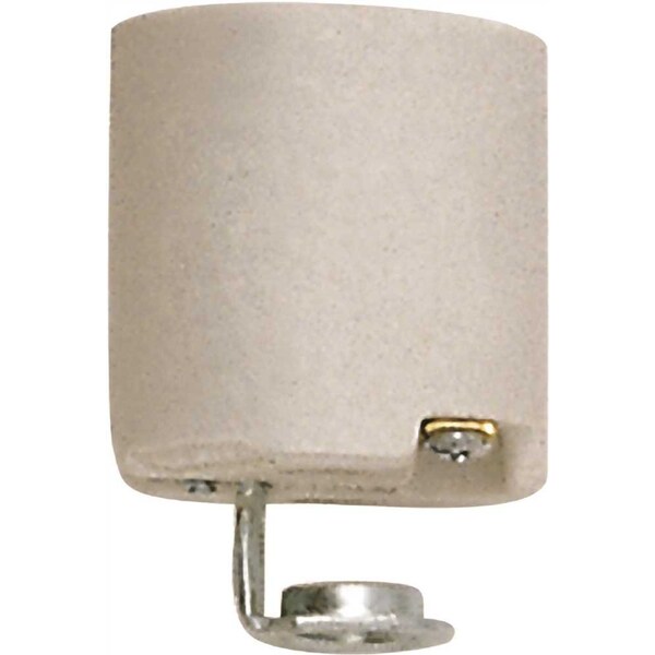 Satco Keyless Porcelain Socket With Hickey 90/419 Zoro